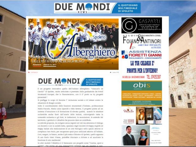 due mondi news 13 ottobr 2017